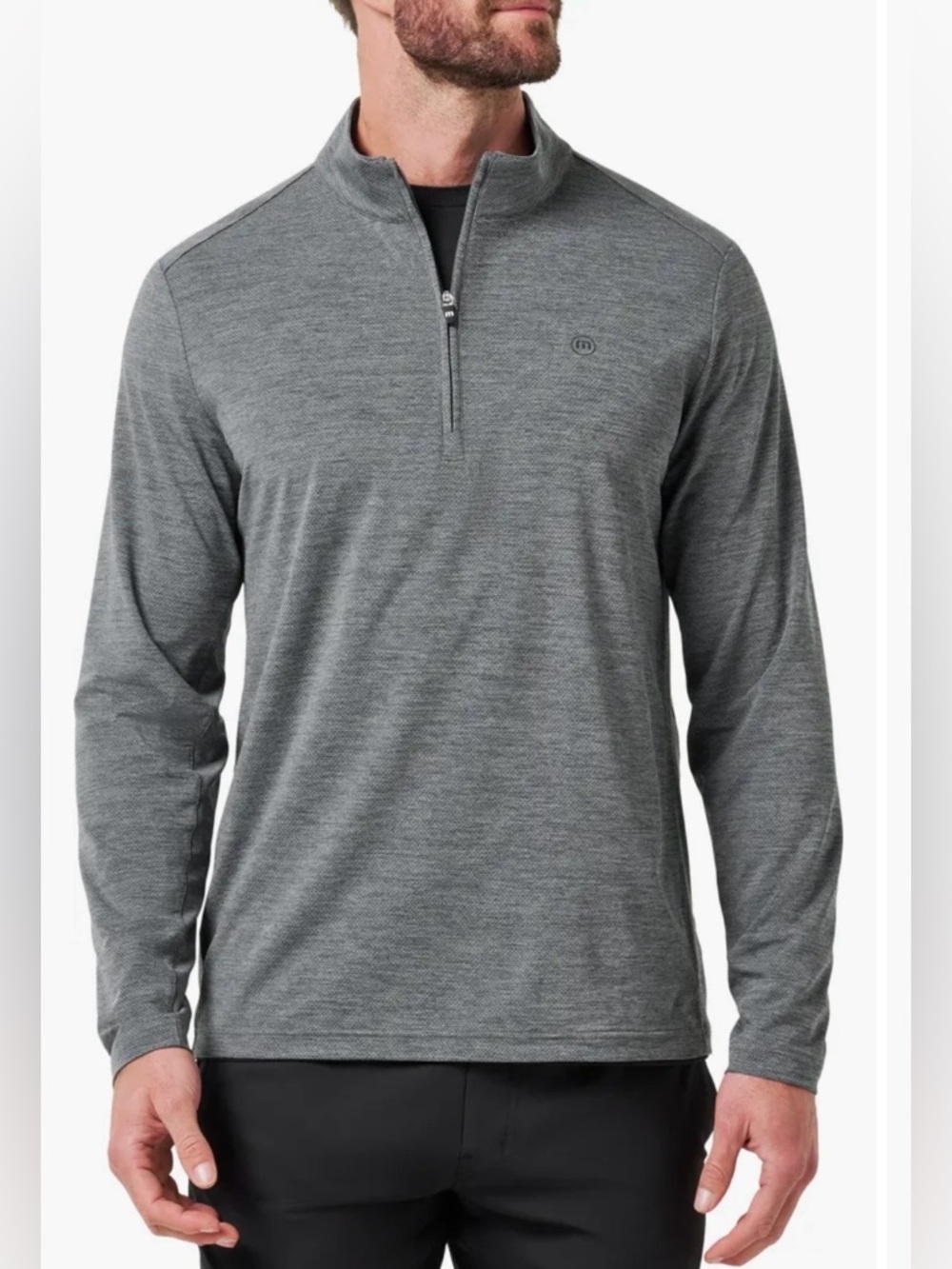 Gap Men's ‎ size XXL Grey 1/4 Zip Pullover